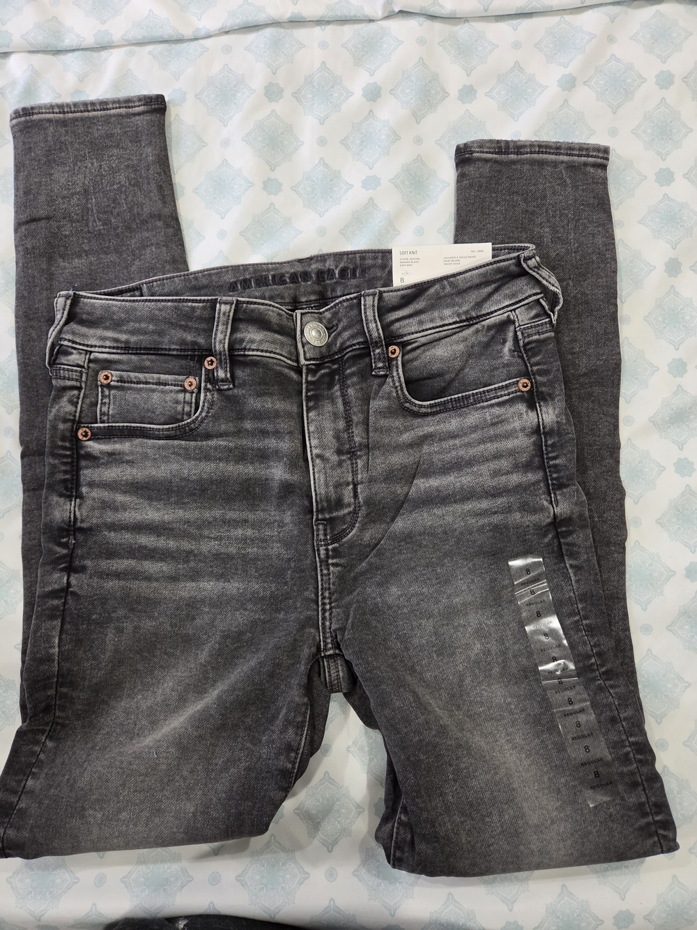 Women's American Eagle Black Washed Jegging